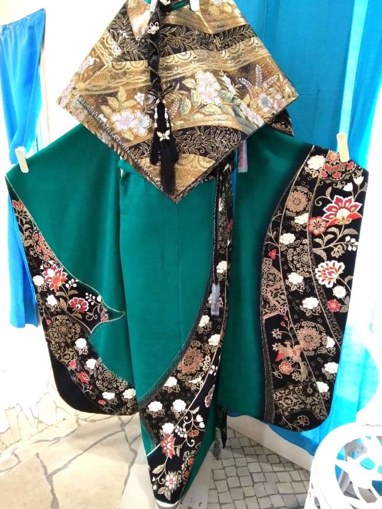 振袖フルセット、正絹、トールサイズ、重ね衿帯揚げ帯締め、やまと西陣