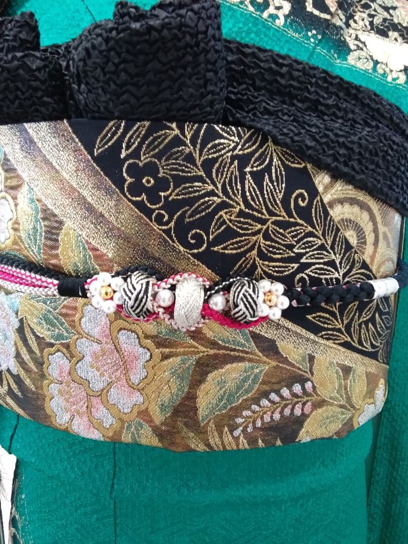 振袖フルセット、正絹、トールサイズ、重ね衿帯揚げ帯締め、やまと西陣