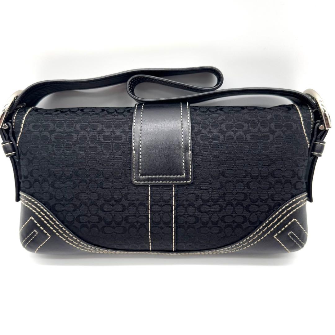 未使用級✨COACH コーチ ソーホー シグネチャー ワンショルダーバッグ 黒