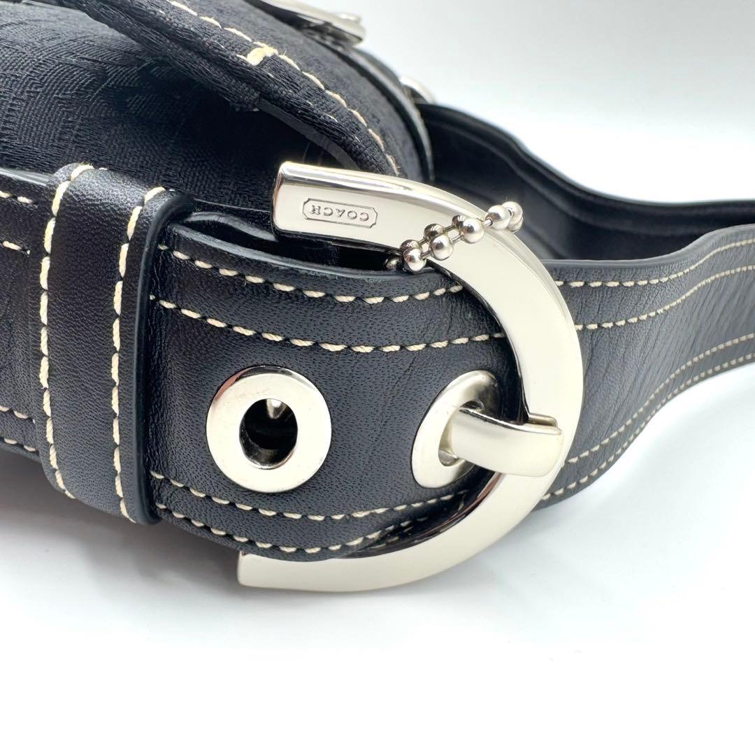 未使用級✨COACH コーチ ソーホー シグネチャー ワンショルダーバッグ 黒