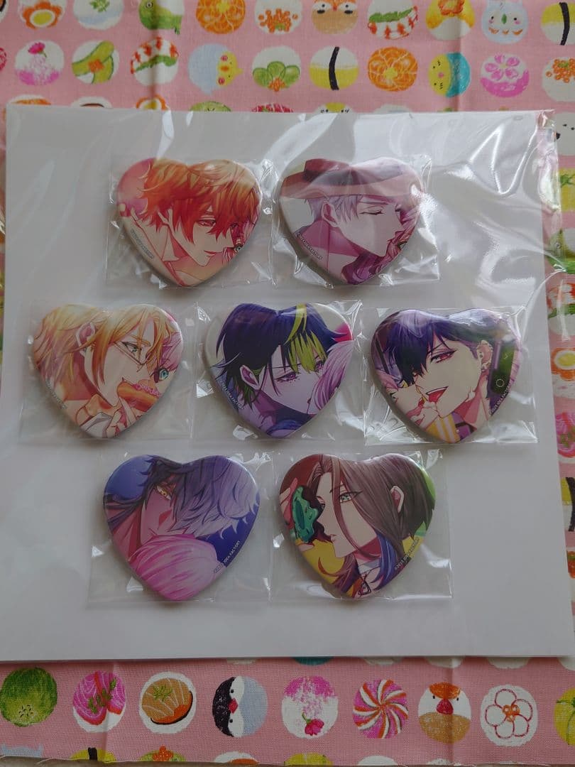 ハート缶バッジ6個セット＋店舗特典ドラマCD付き】オランピアソワレ