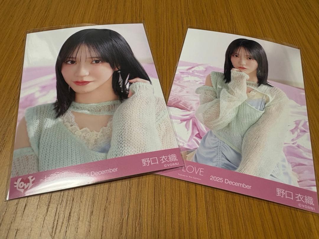 m*i様 イコラブ 野口衣織 生写真 セミコンプ ラブソングに襲われる