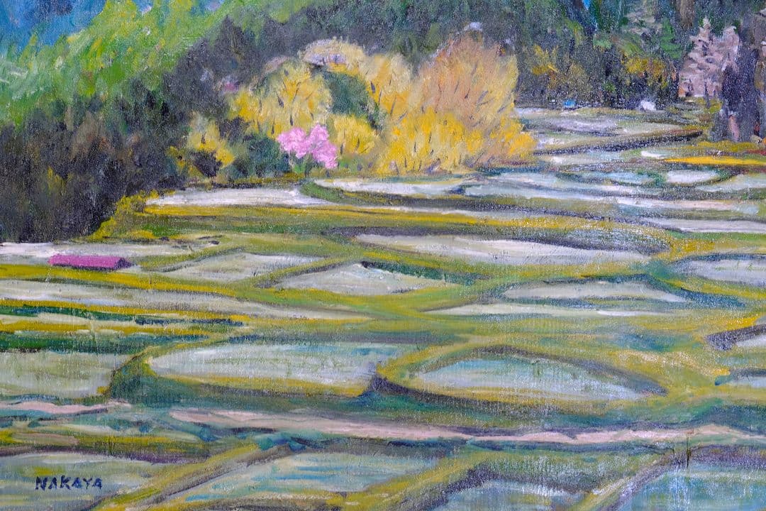 南アルプス 油絵 F30号