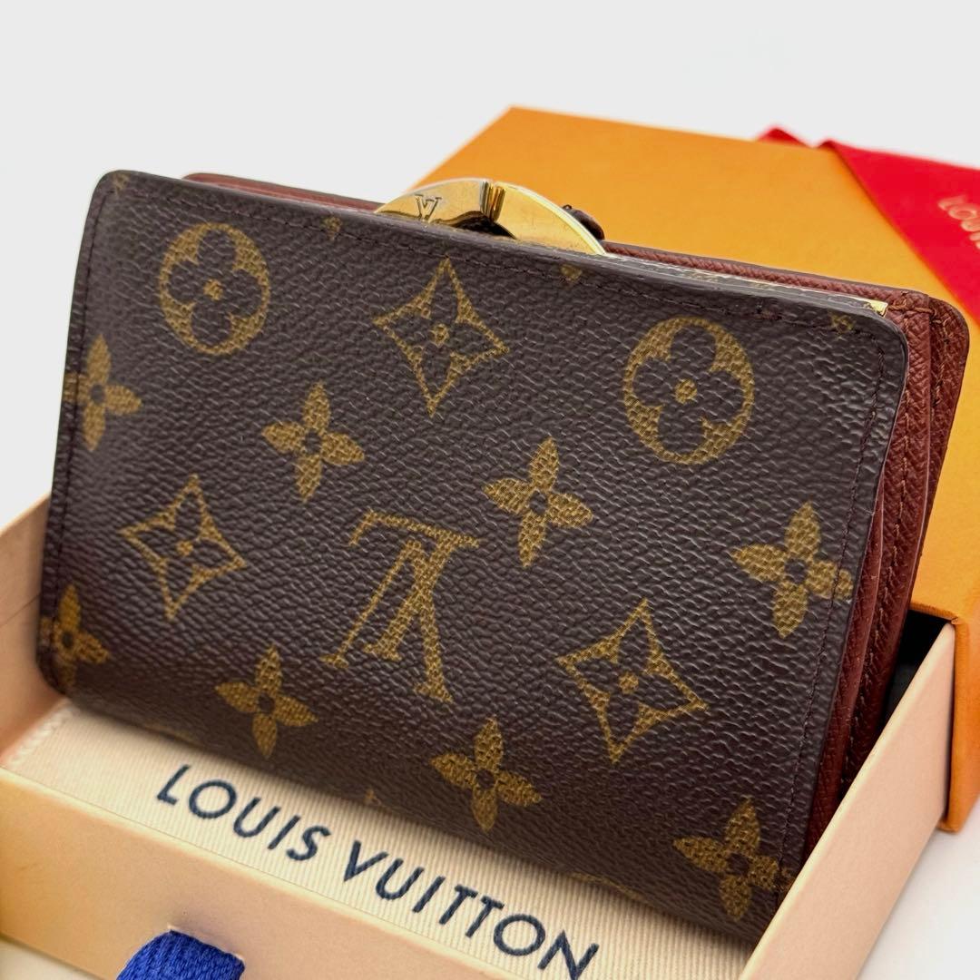 美品✨ルイヴィトン　モノグラム　ヴィエノワ　折り財布　wallet　財布