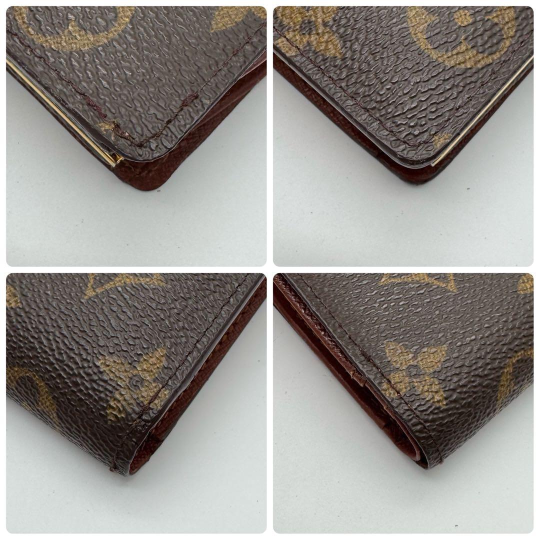 美品✨ルイヴィトン　モノグラム　ヴィエノワ　折り財布　wallet　財布