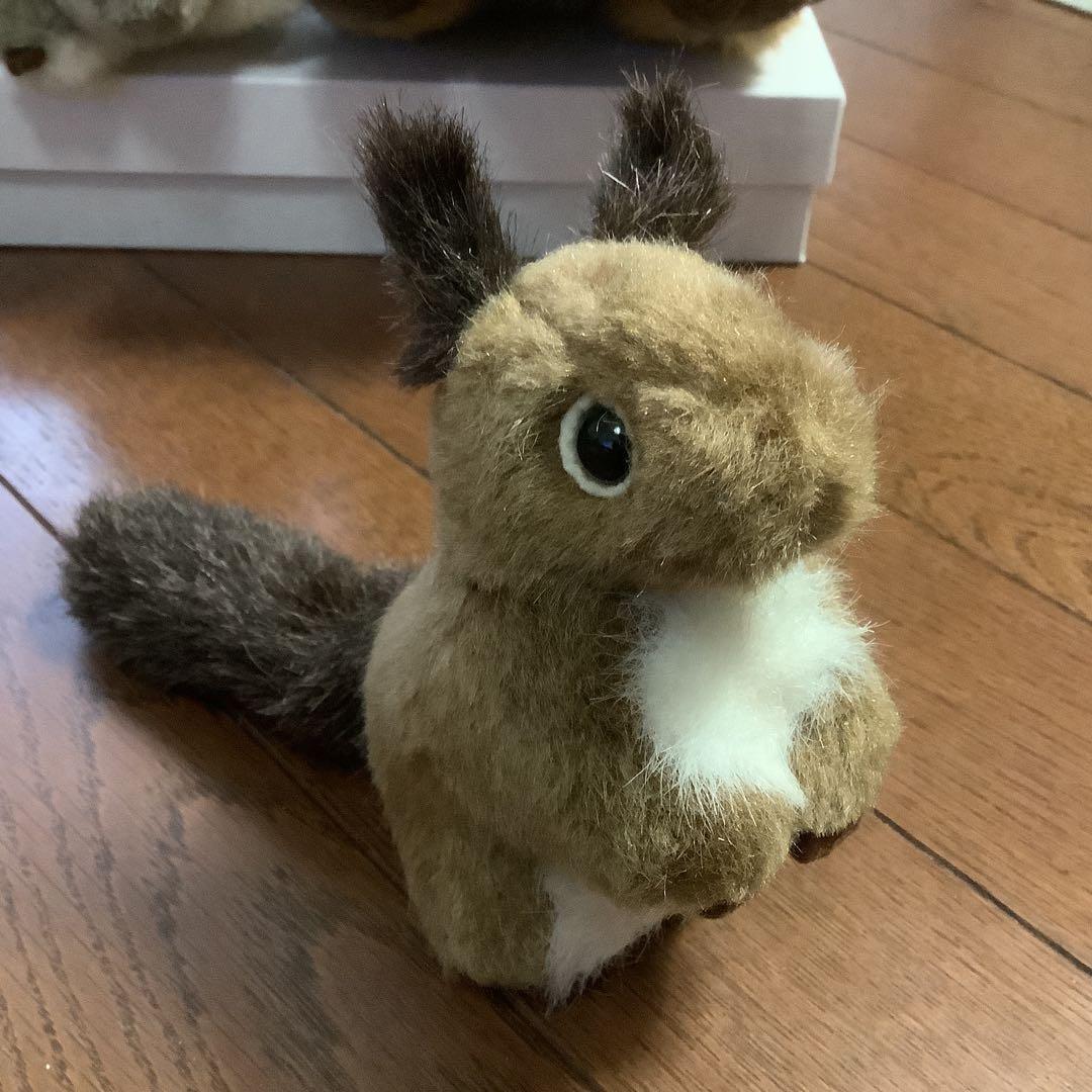 やまね工房　キツネ、エゾリス、モモンガ、やまね、野うさぎのぬいぐるみセット
