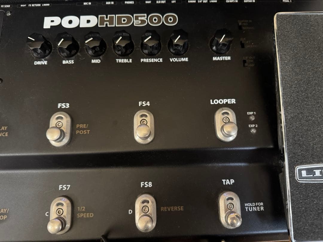 LINE6 POD HD500 ケース付き