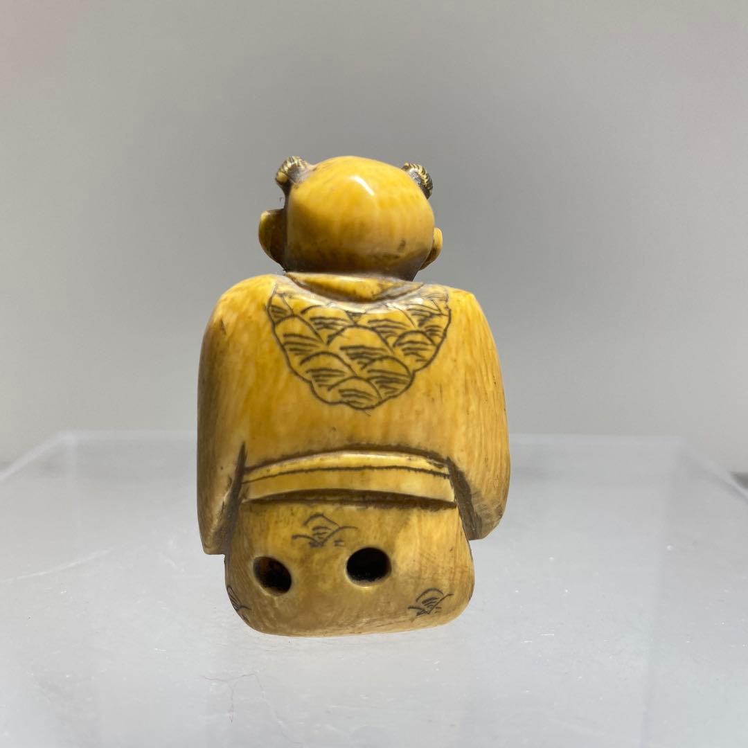 極上人物根付 タサオ 29g 東里7-1002☆2F