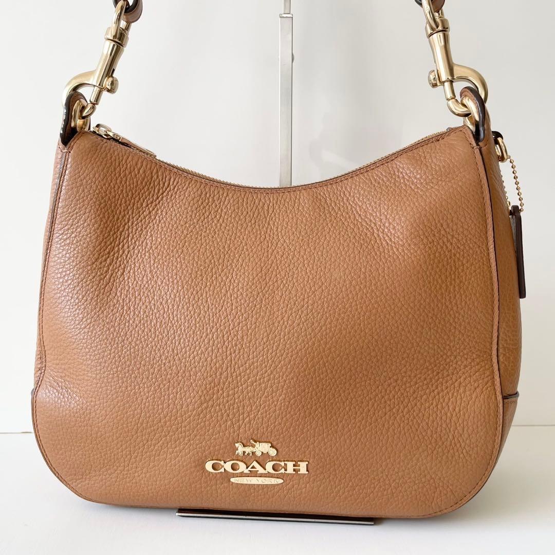 【新品】COACH ワンショルダーバッグ ホーボー ソフトレザー 肩掛け可能