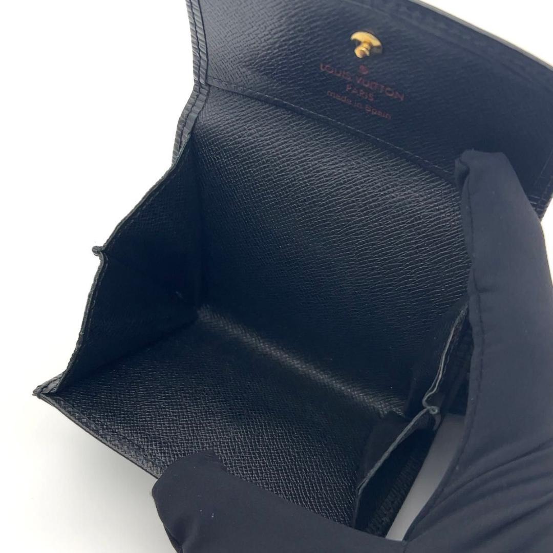 ルイヴィトン エピ ケース ポルトモネサーンプル 黒 ノワール 男女兼用