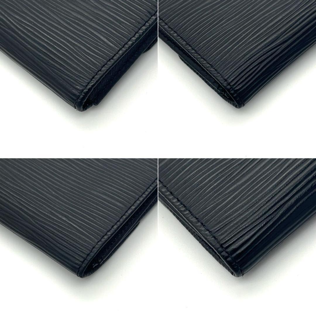 ルイヴィトン エピ ケース ポルトモネサーンプル 黒 ノワール 男女兼用