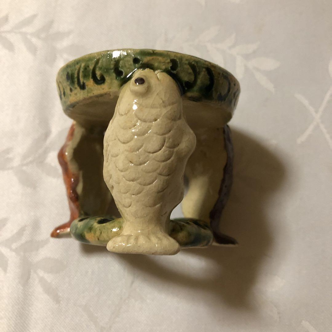 茶道具 織部蓋置 加藤芳右衛門作 八坂窯 - メルカリ