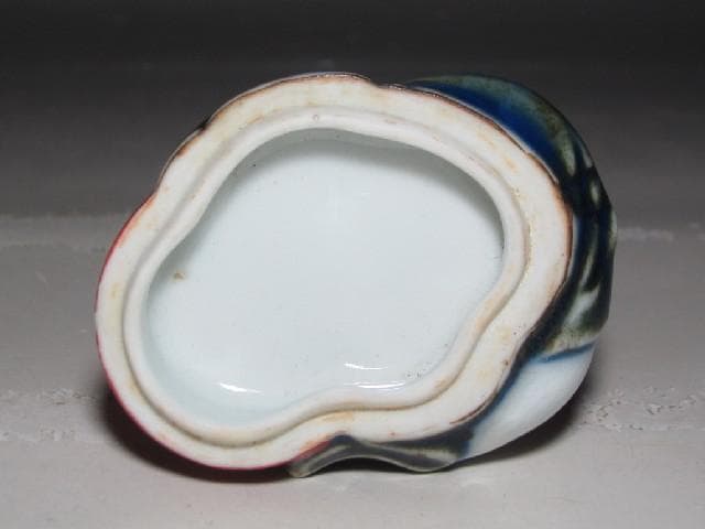 十二代酒井田柿右衛門 赤絵香合 二重箱 裏千家鵬雲斎花押の逸品ｋ781