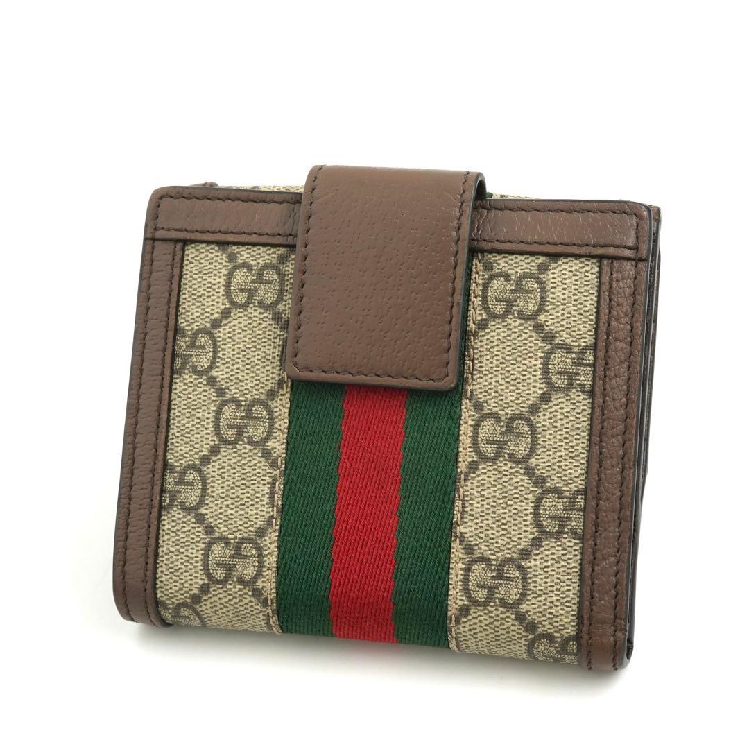 ✨未使用展示品・箱付き✨ GUCCI ミニ財布 シェリーライン マーモント GG