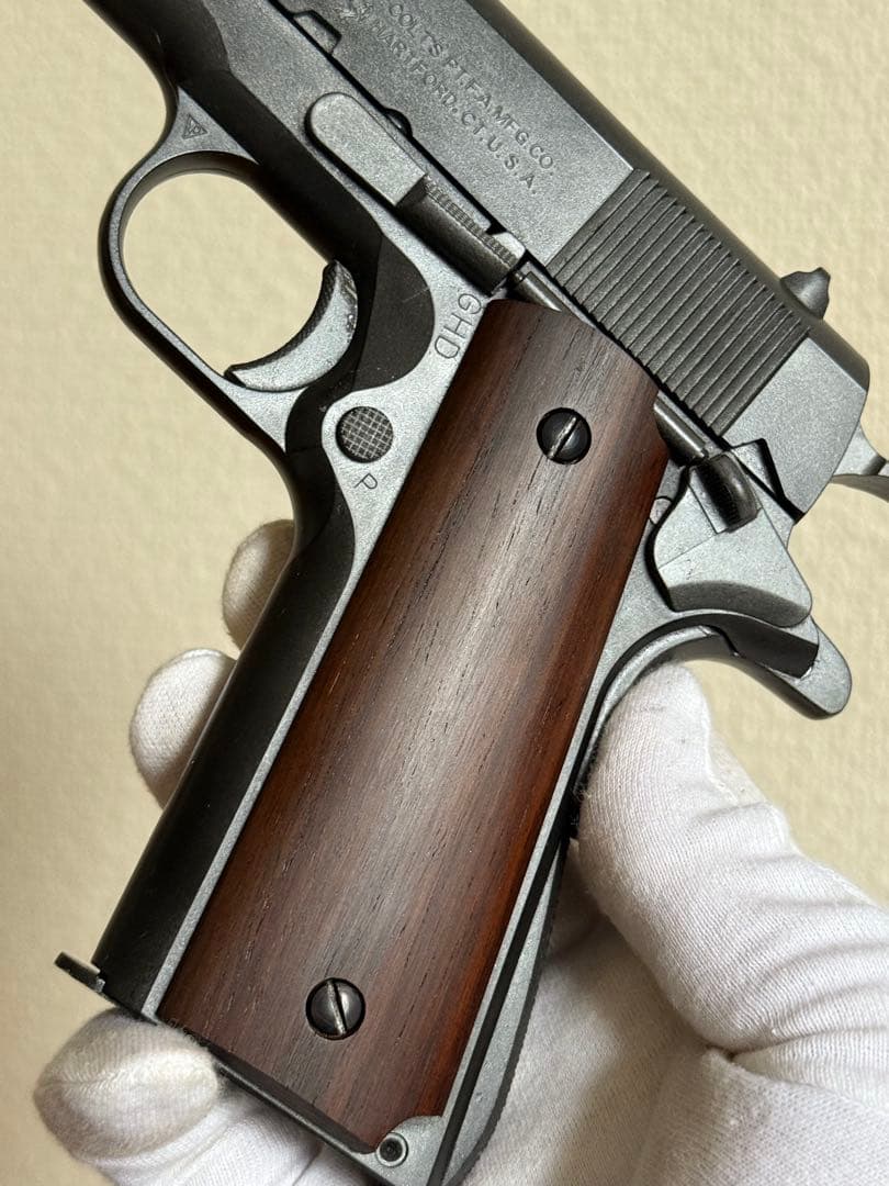 MGC コルト M1911A1 HW ガバメント 木製グリップ ガスガン マルイ