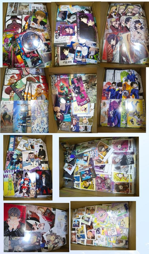 M*読様 アニメグッズ 紙類 ジャンプ 名刺カード ウエハース 大量 300枚以