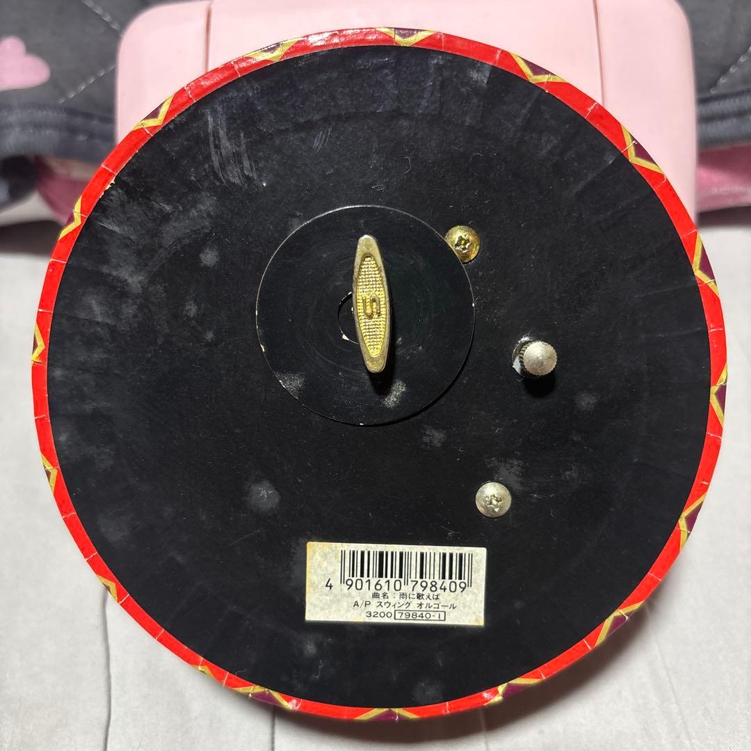 あひるのペックル　オルゴール　レア　1992年製　雨に唄えば