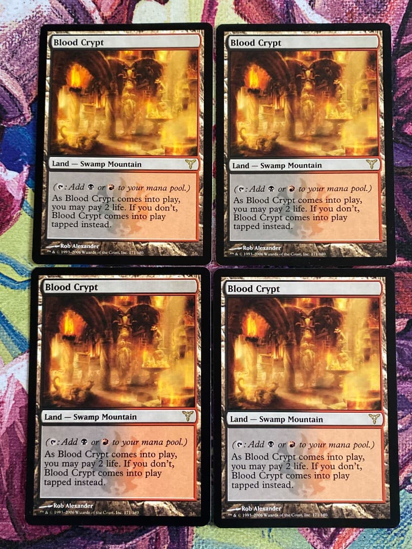 血の墓所　4枚セット　GPT 血の墓所 4枚セット GPT 血の墓所 4枚セット GPT 血の