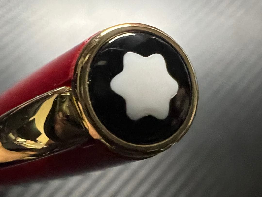 未使用に近い モンブラン F 細字 万年筆 ジェネレーション レッド