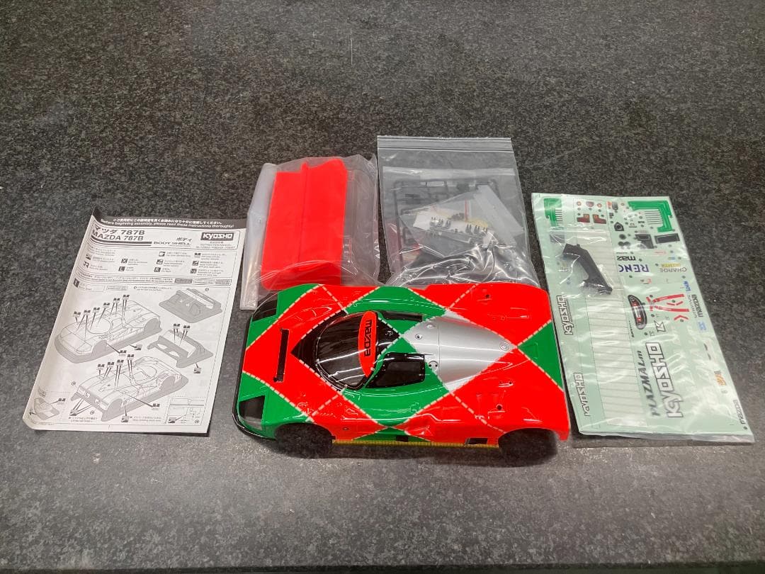 京商プラズマ Lm カーボンエディション ポルシェ 962C +スペアボディ3点