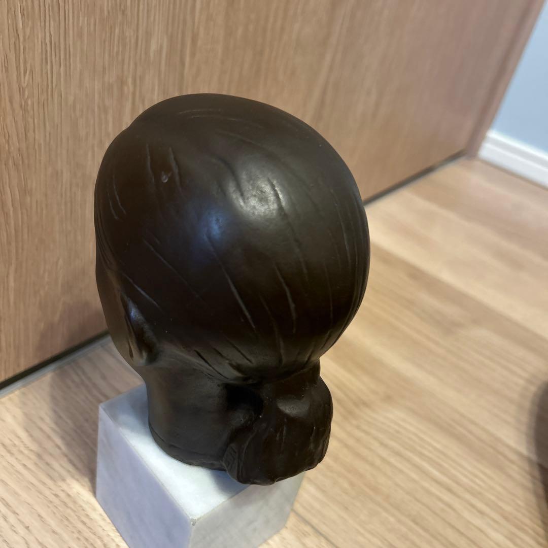 最終価格⭐️Y. FUNAKOSHI（舟越保武）女性の頭部彫刻 ブロンズ像 ローラ