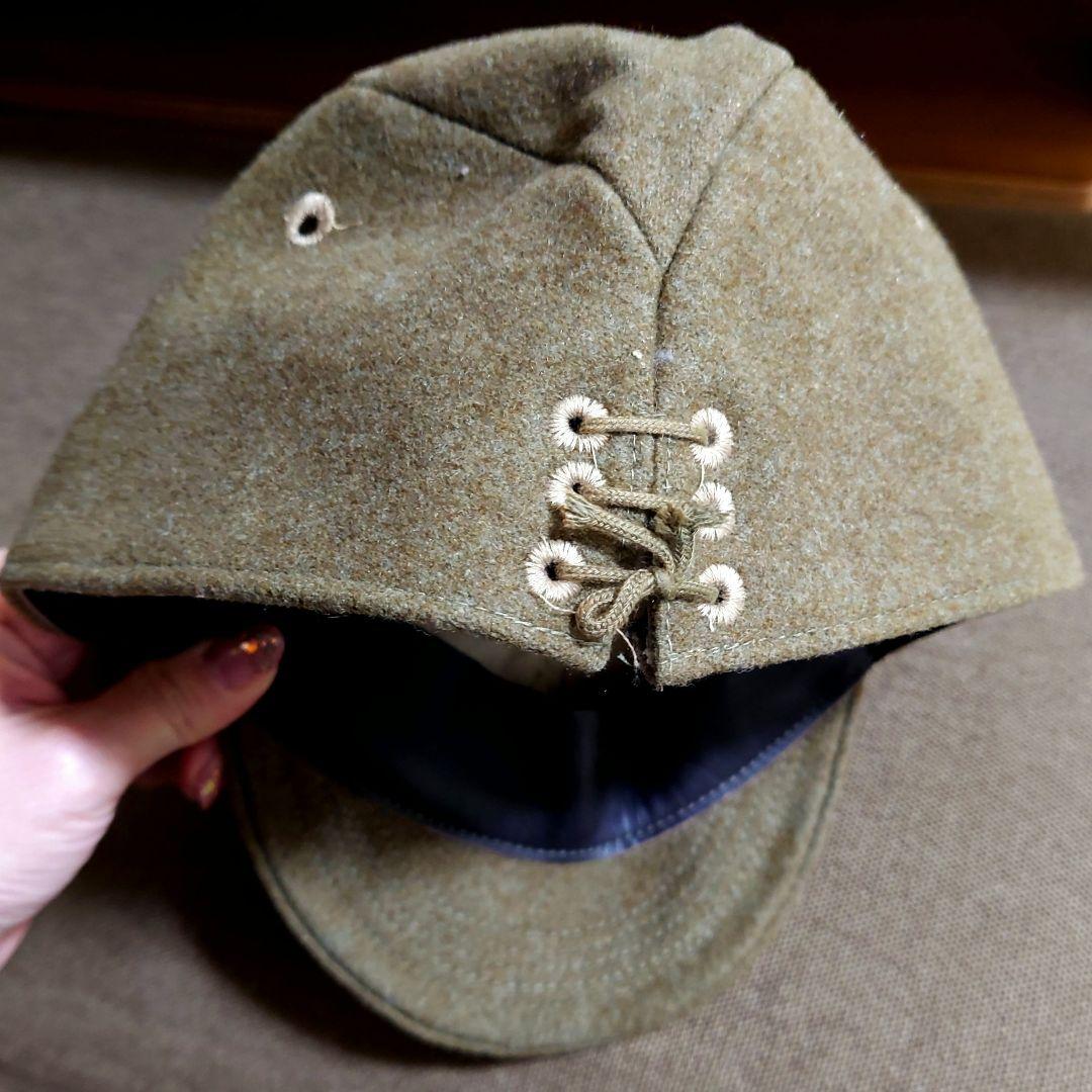 旧日本軍 陸軍近衛師団下士官兵冬用戦闘帽 略帽 （精巧複製品） 中田
