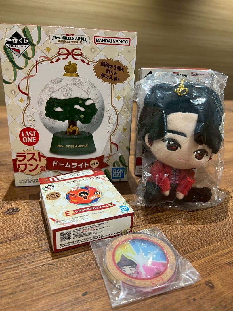Mrs. GREEN APPLE 一番くじ ラストワン&ぬい&シャカチャーム - メルカリ