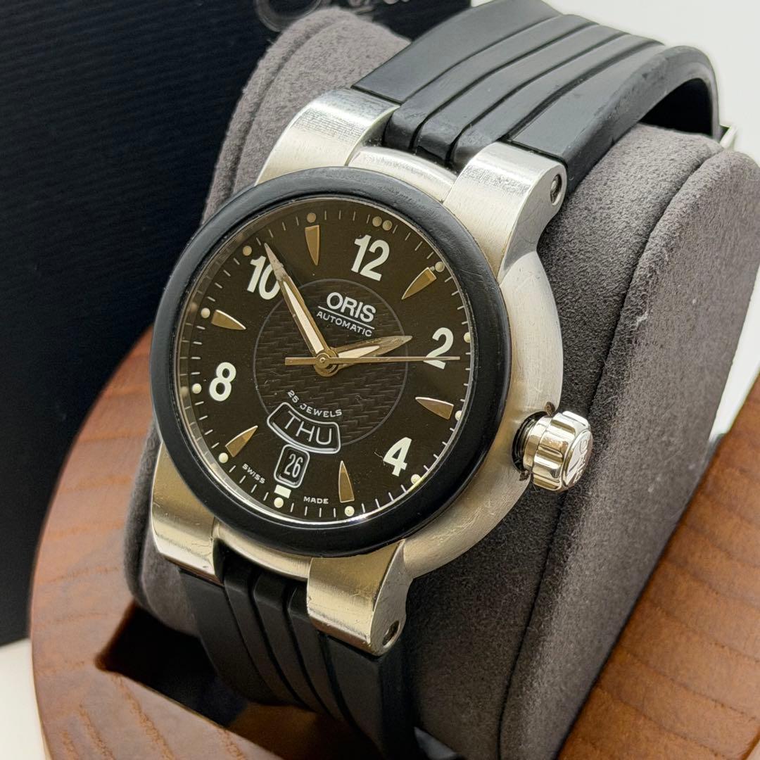 動作未確認　オリス　7518 7500 自動巻　箱付　ビッグクラウン