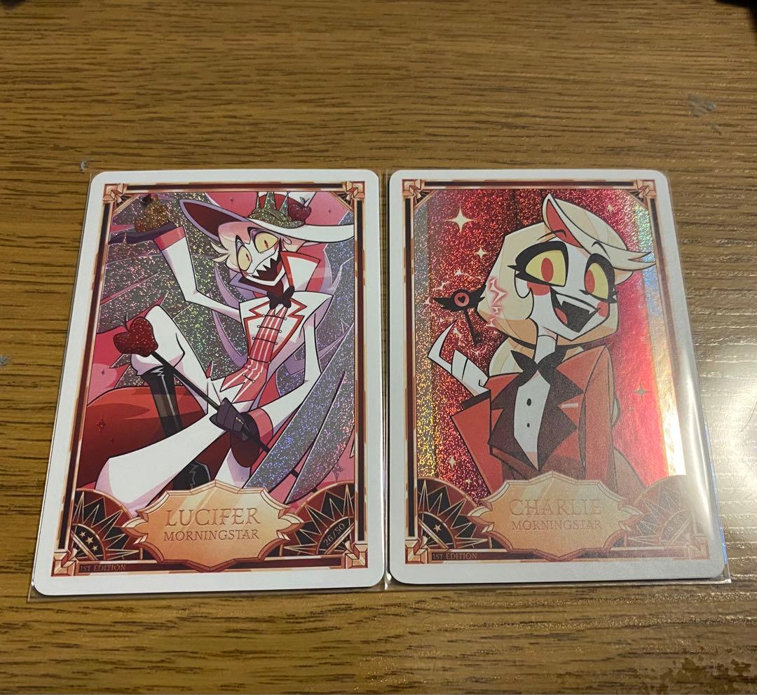 ハズビンホテル ルシファー トレカ カード ホロ foil ハズビンホテル