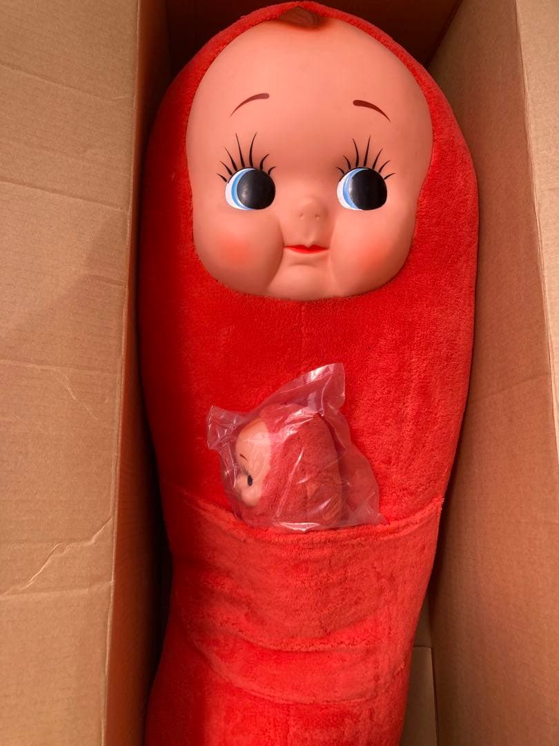 キューピーたらこ ぬいぐるみ 抱き枕 超特大90㎝ たらこキューピー抱き