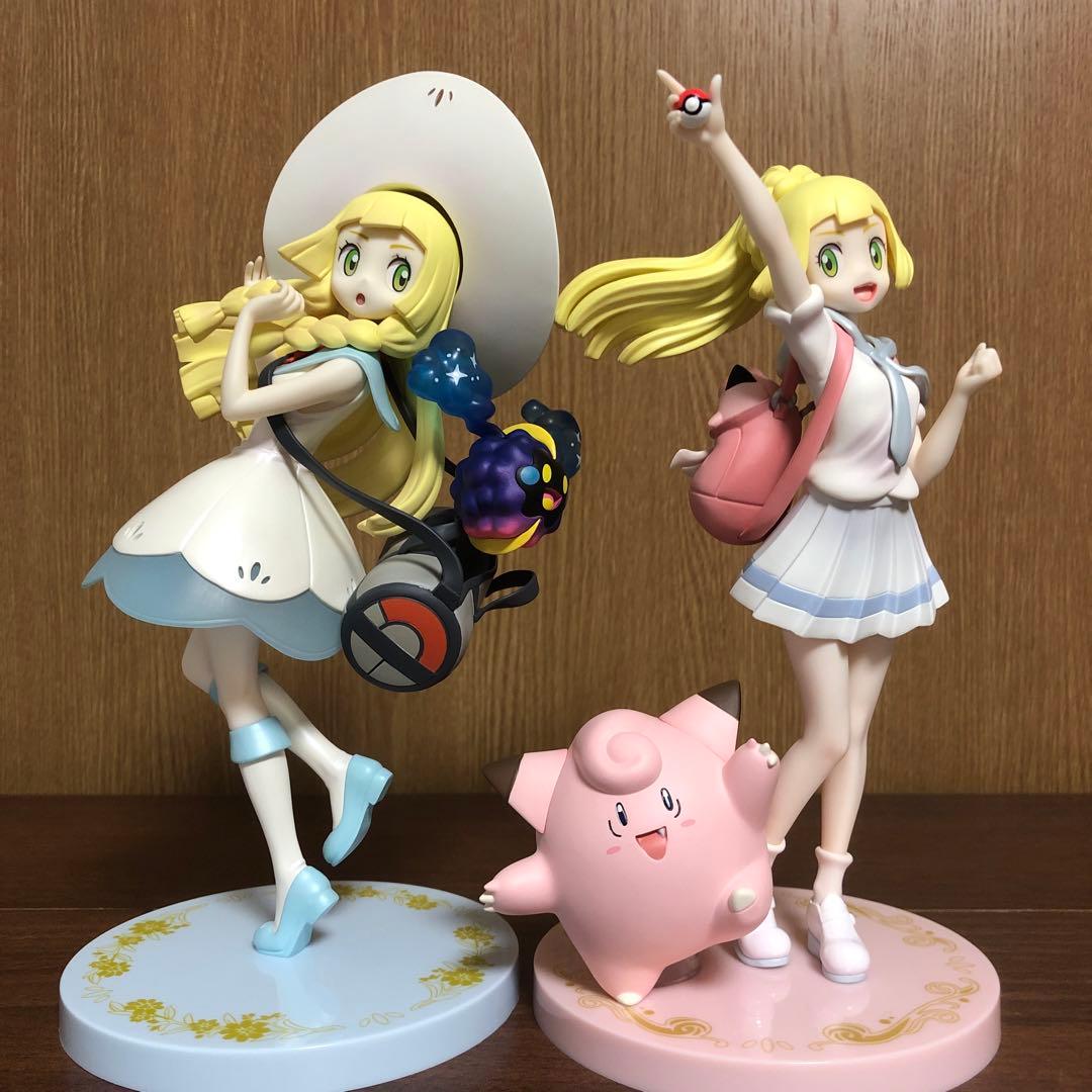 ポケモンセンターフィギュアリーリエ&ピッピリーリエ&コスモッグ 2点