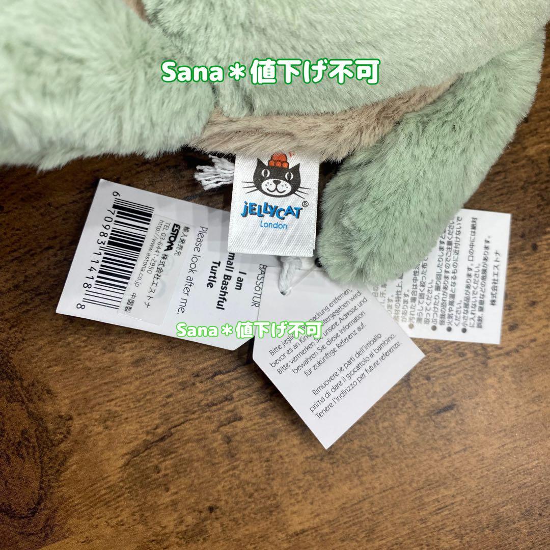 廃盤　新品　ジェリーキャット　バシュフル　カメ　Bashful Turtle S