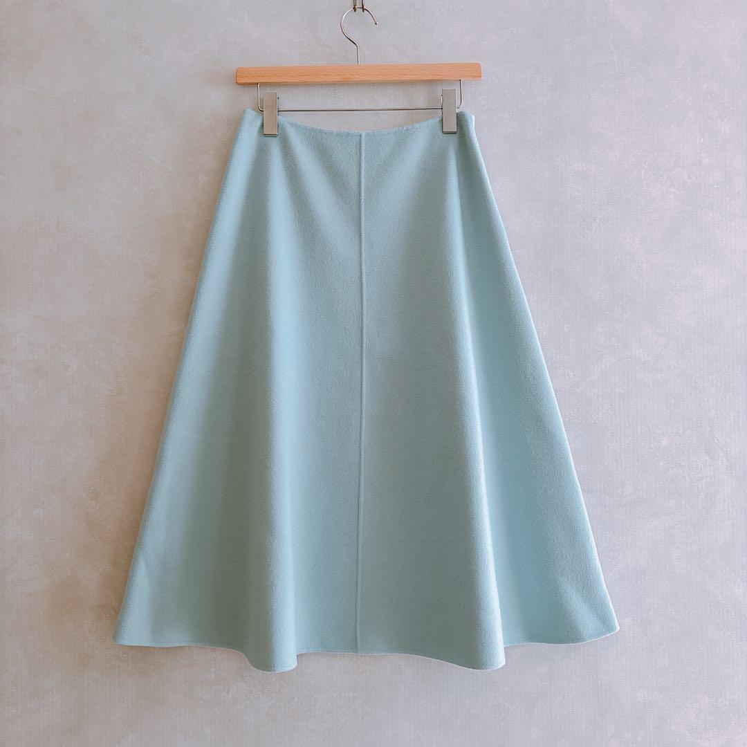 未使用　22AW セオリーリュクス　カシミヤ混Aラインスカート