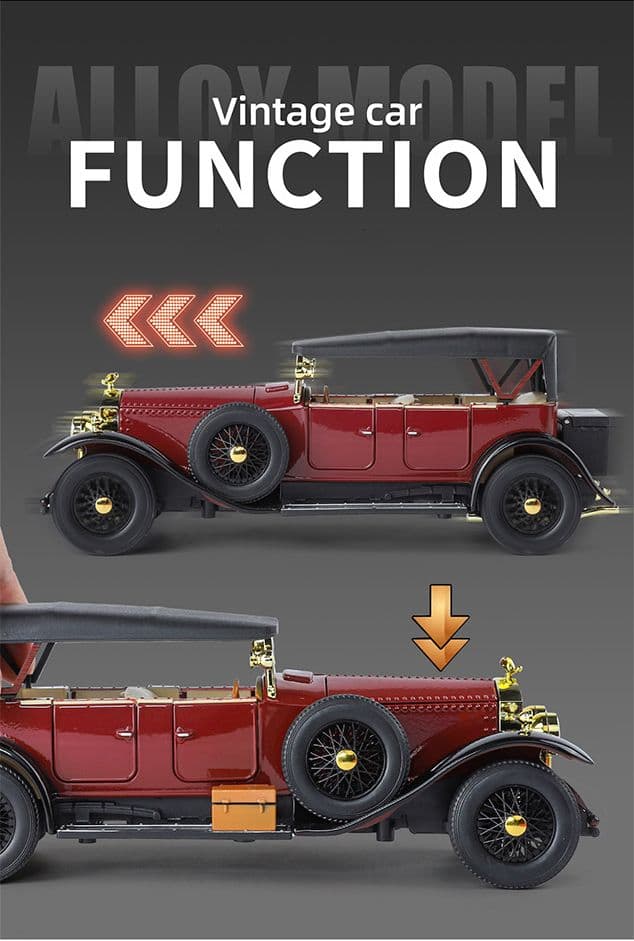 1:24 ロールスロイス ファントムI 1925 高級車 合金 モデルカー