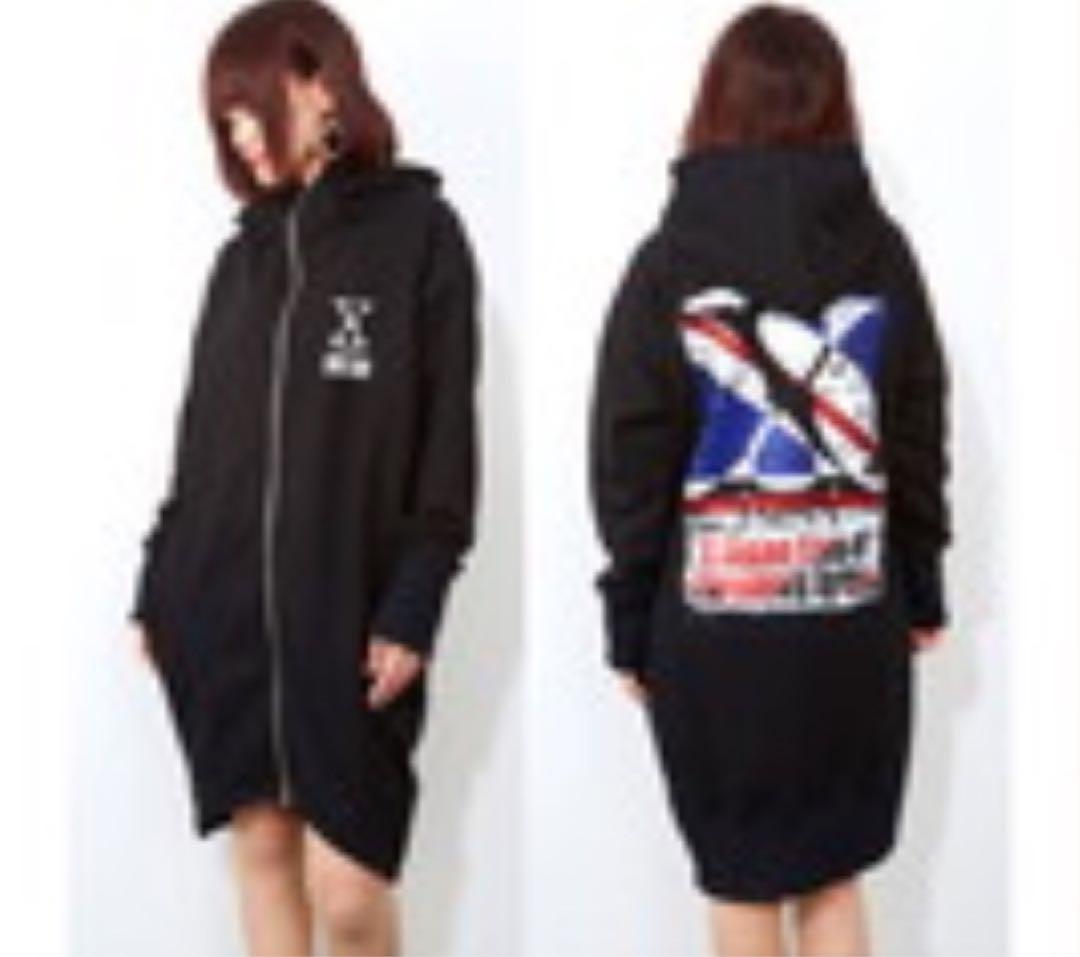 X JAPAN【ウェンブリーアリーナ】ロングパーカー - メルカリ