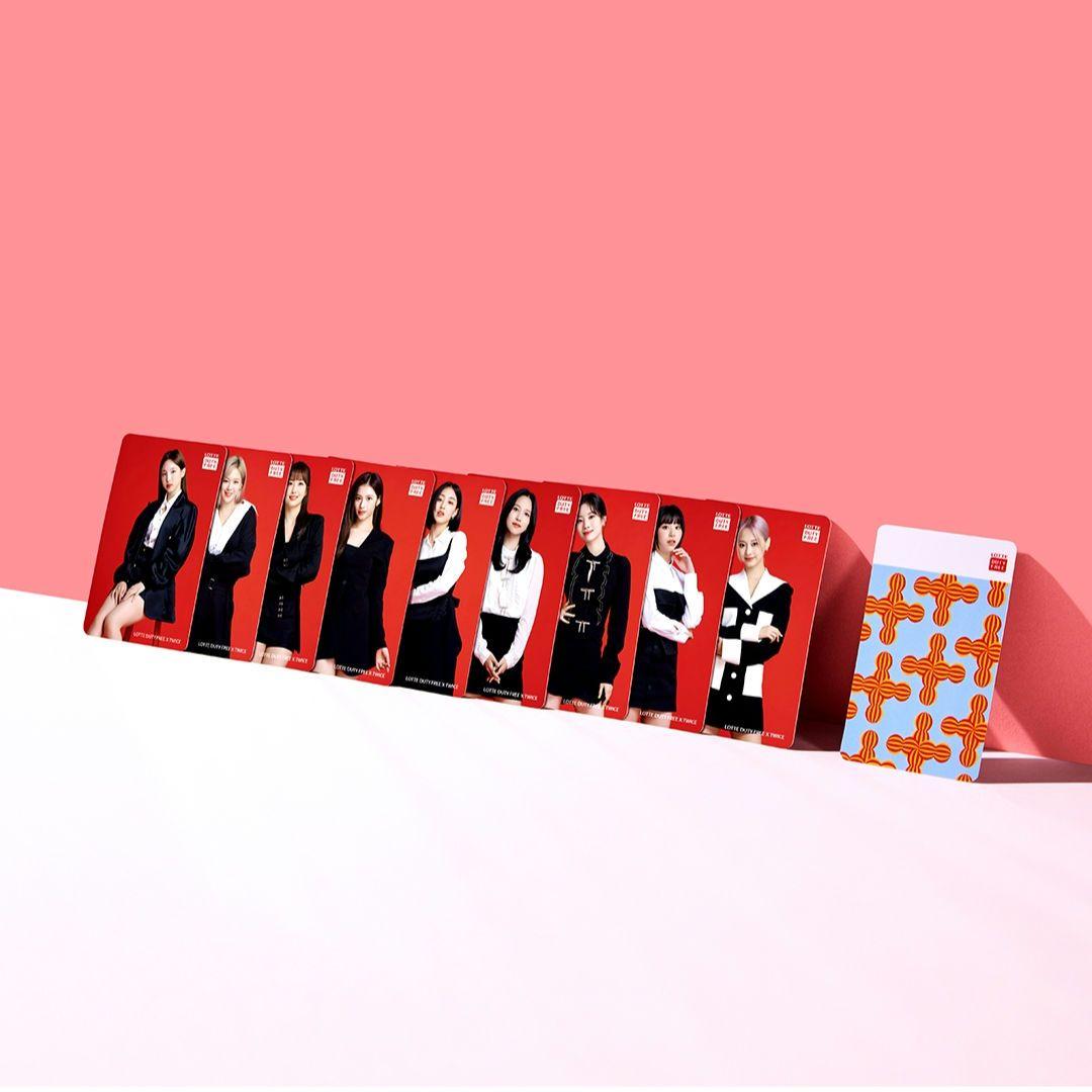TWICE トレカ ロッテ免税店限定 TWICE ロッテ免税店 銀座店 クリア
