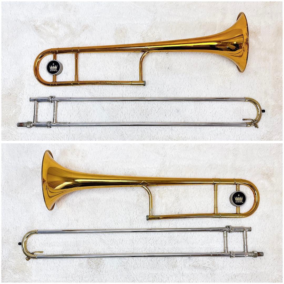 KING キング 2B B♭ テナートロンボーン マウスピース付き