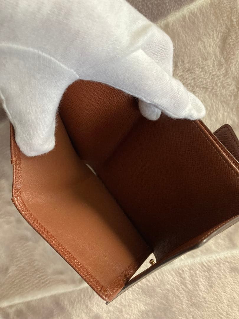 ルイヴィトン モノグラム ポルトモネ ビエ カルトクレディ 三つ折り財布