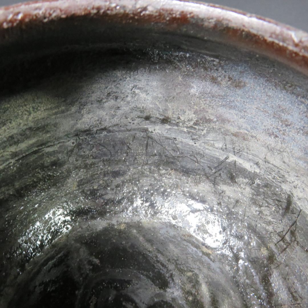 茶釜 置炉 火鉢 木彫 無垢 セット 骨董 時代もの 古道具 アンティーク