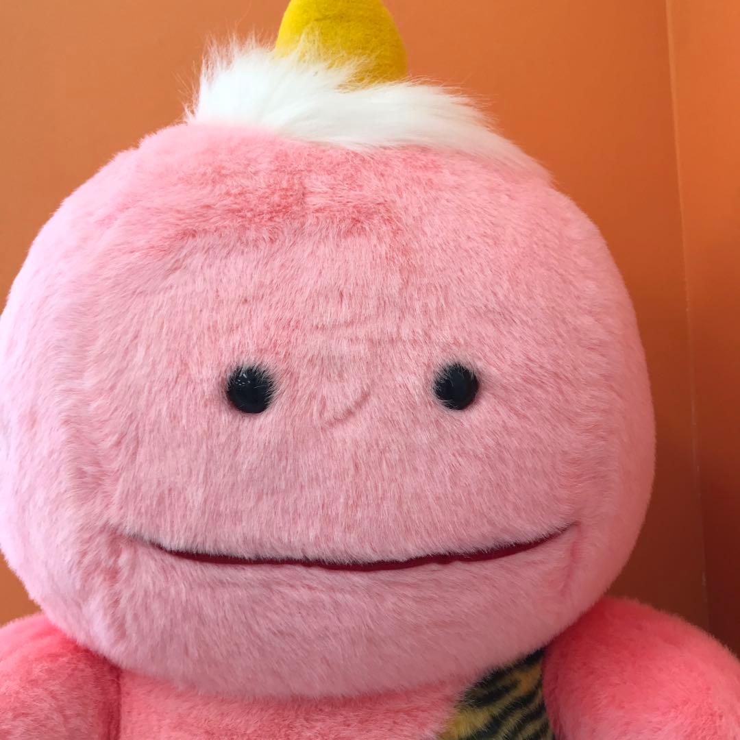 レア　当時物　セキグチ　ピカポン　3Lサイズ　ぬいぐるみ　ピンク　昭和レトロ