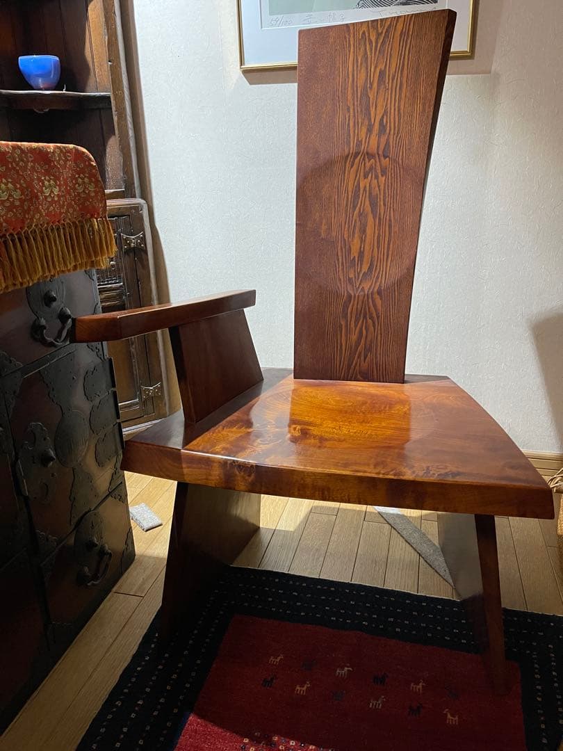 アームチェア 天然木 民藝（発送手配の期日有り・11月第4週）