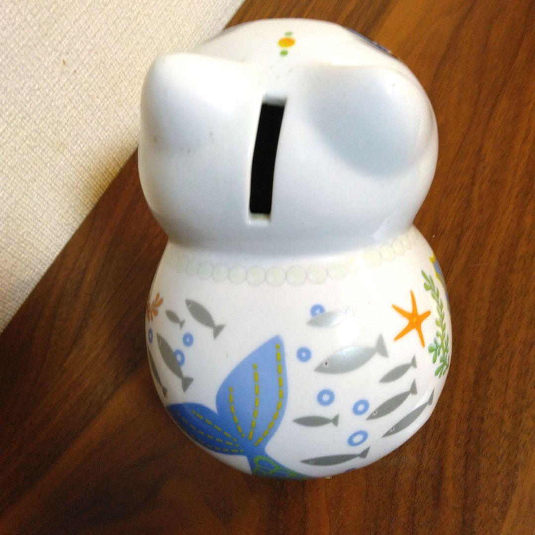 猫型貯金箱 陶器製 カラフル - メルカリ