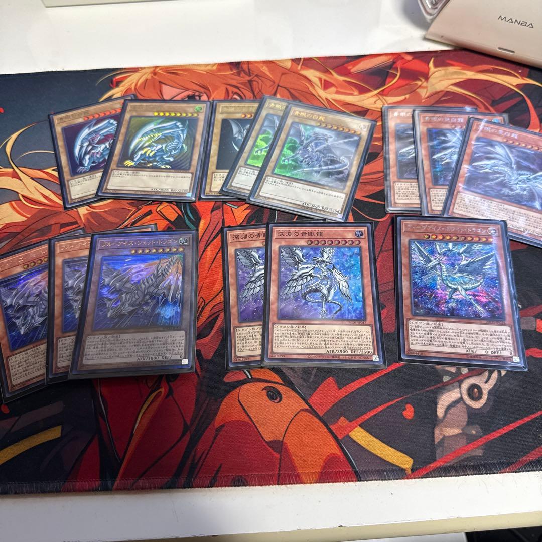 青眼、レッドアイズ、ブラマジデッキ強化に デッキケース付き。遊戯王