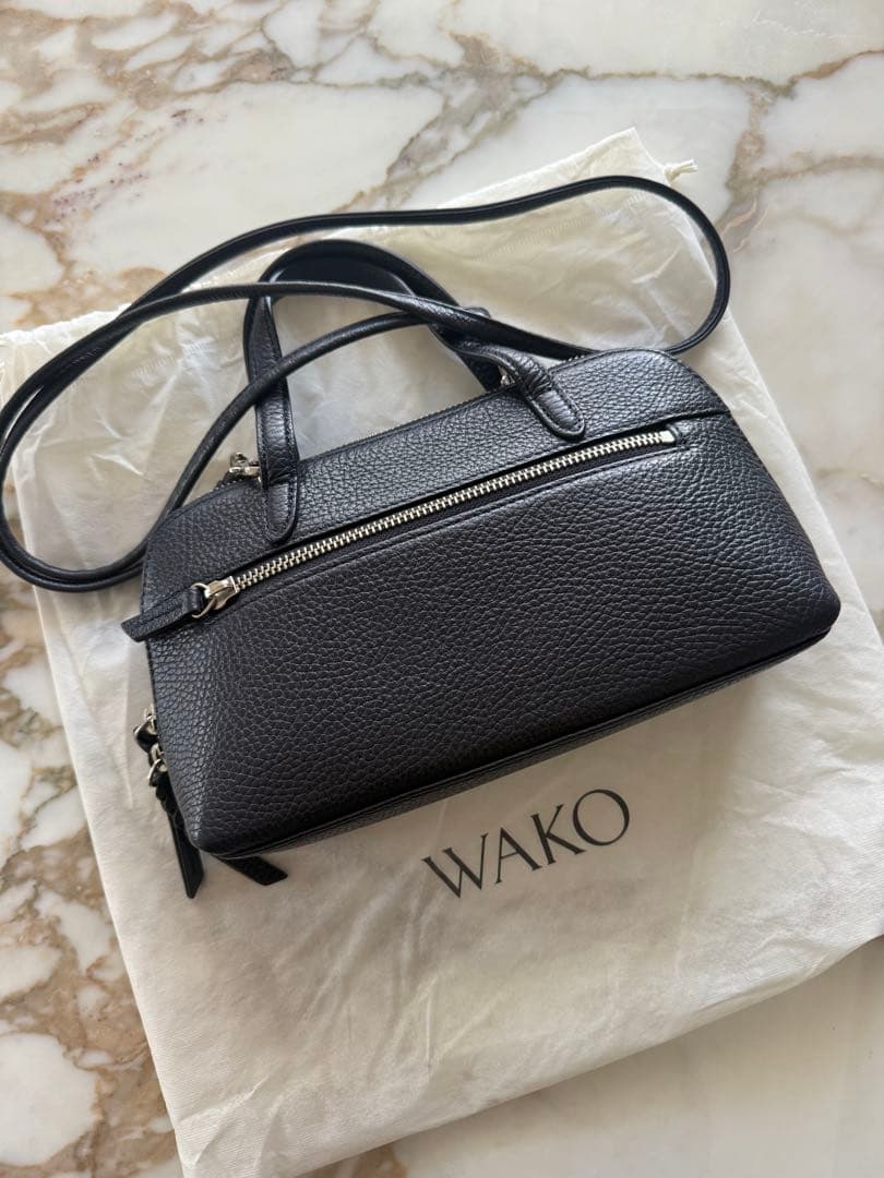 WAKO ショルダーバッグネイビー