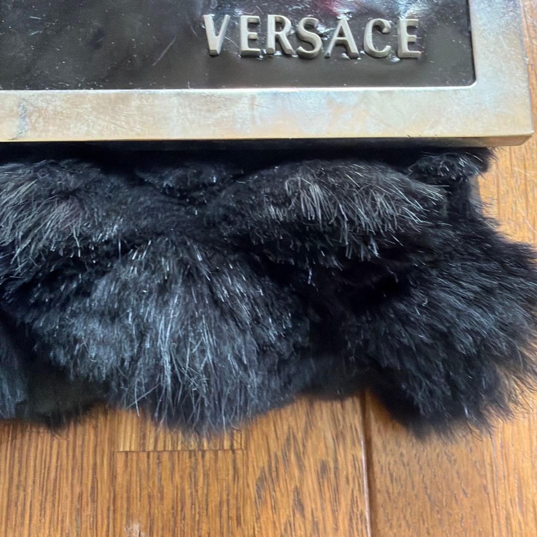 VERSACE ヴェルサーチ ヴィンテージ ミニショルダーバッグ ブラック