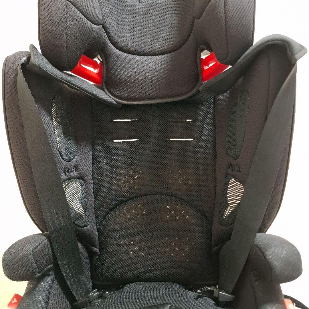 【美品】Aprica エアグルーブプラス ストリングブラック ランバーサポート付