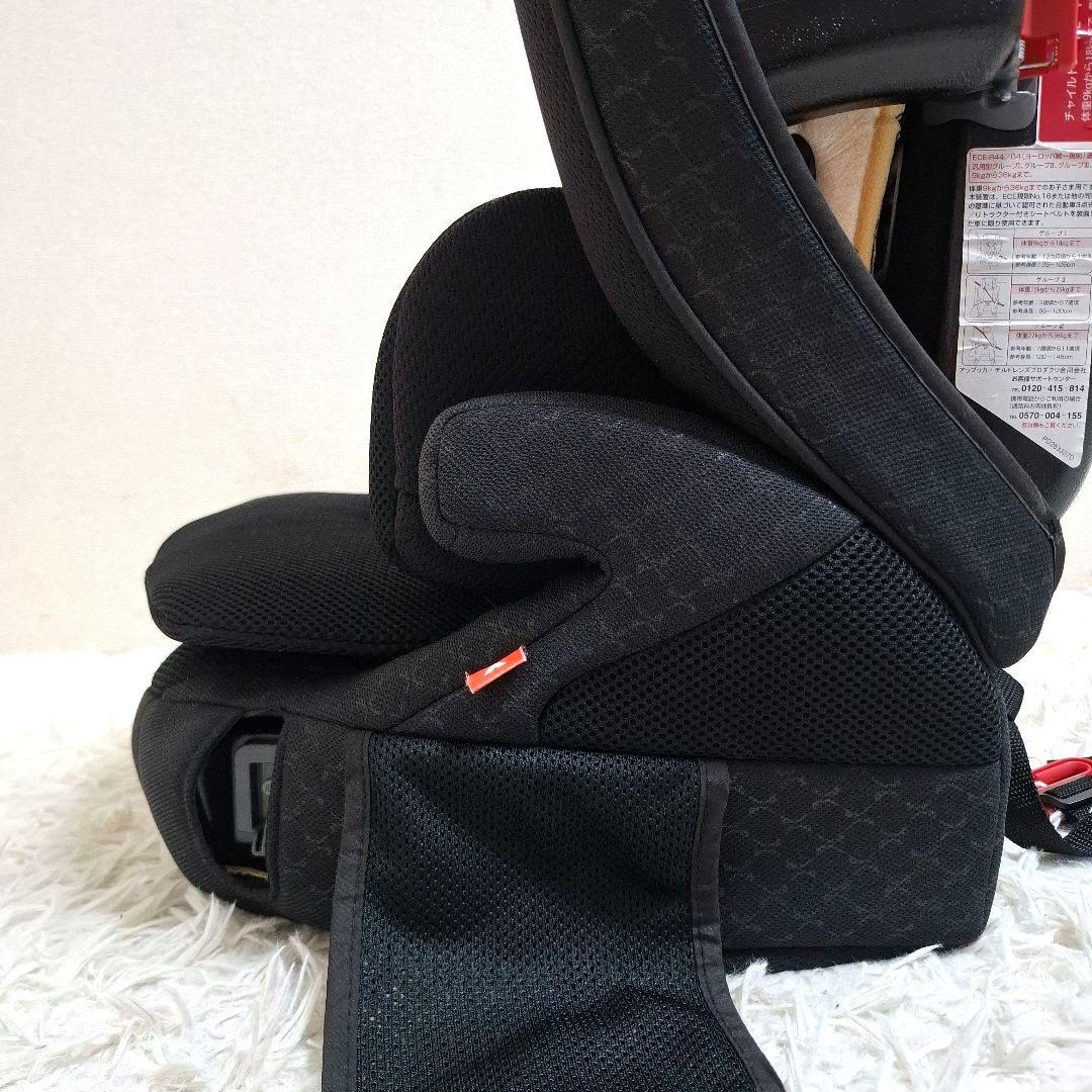 【美品】Aprica エアグルーブプラス ストリングブラック ランバーサポート付