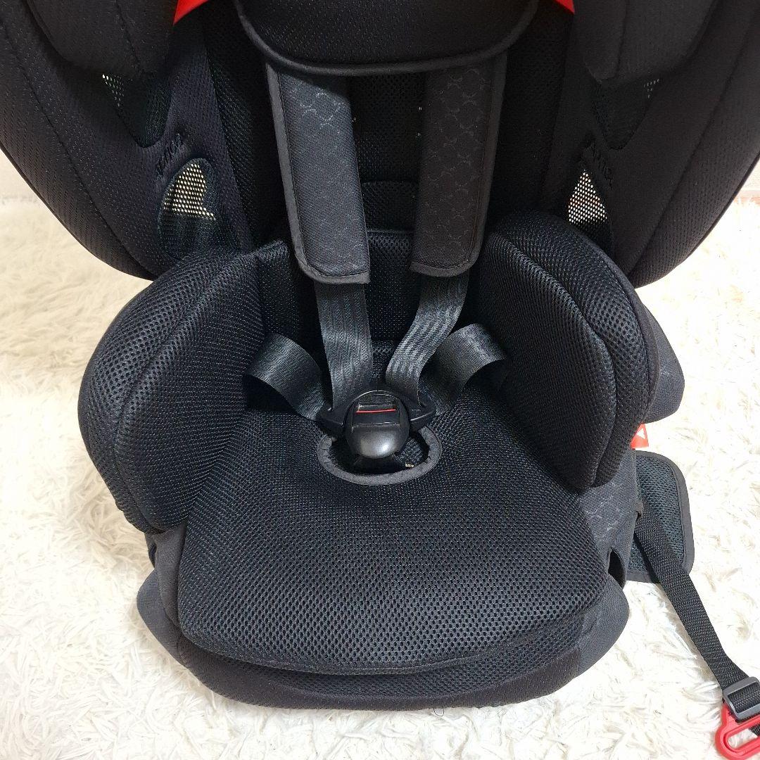 【美品】Aprica エアグルーブプラス ストリングブラック ランバーサポート付