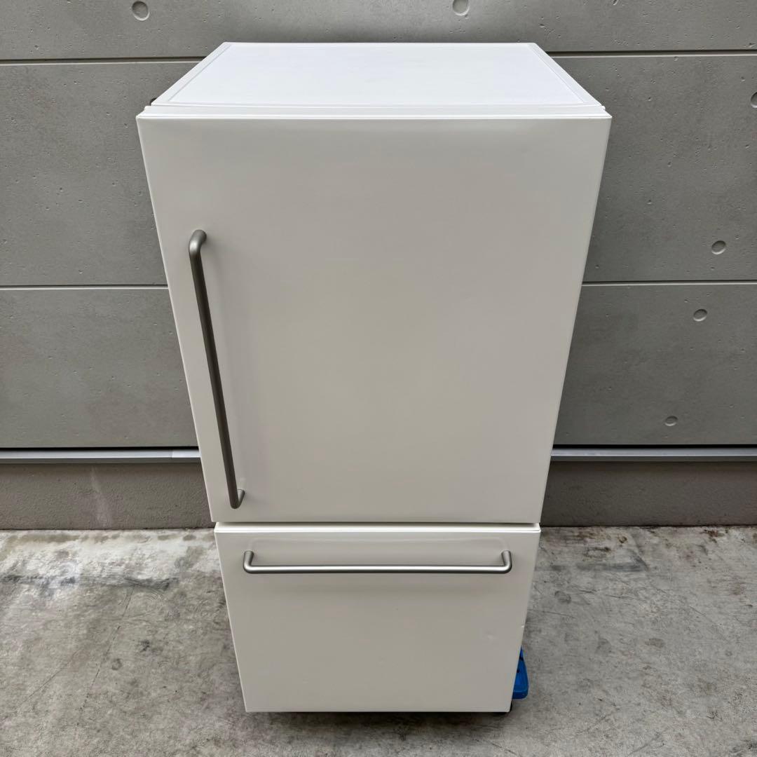 76⭐️2023年製☆無印良品 冷蔵庫 レトロ風 ホワイト 人気 一人暮らし