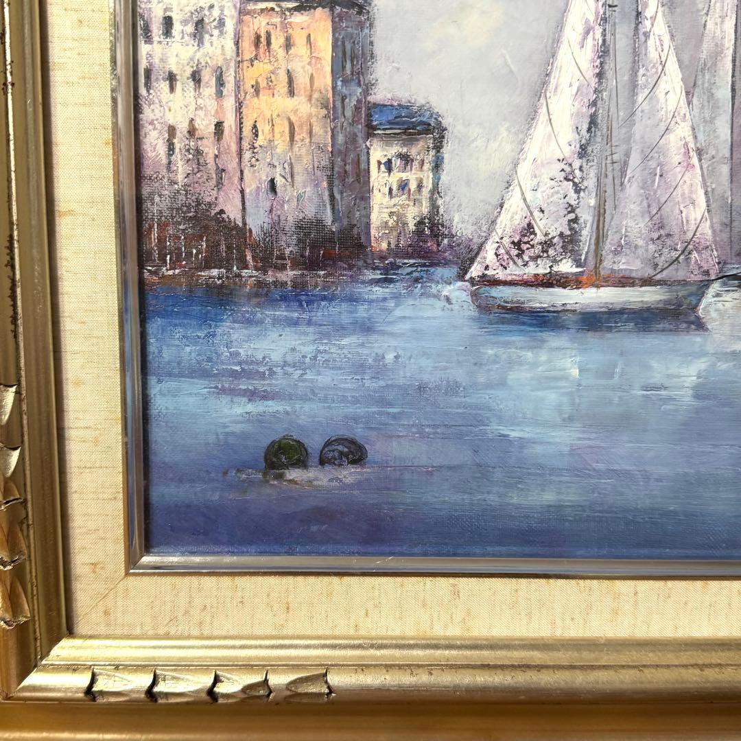 瀬川竜夫 マルセイユ 絵画 油絵